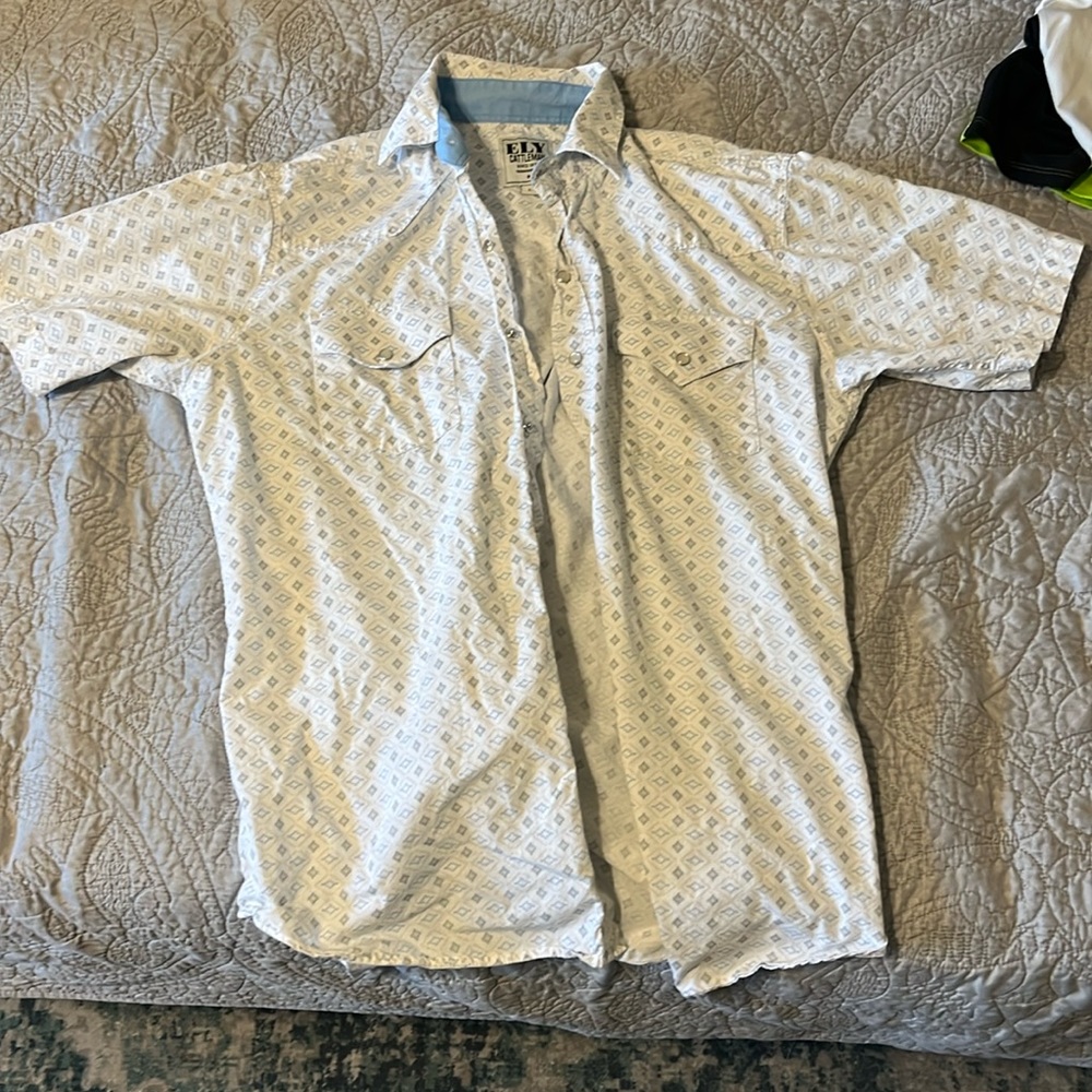 Ely Cattleman Western shirt short sleeve
